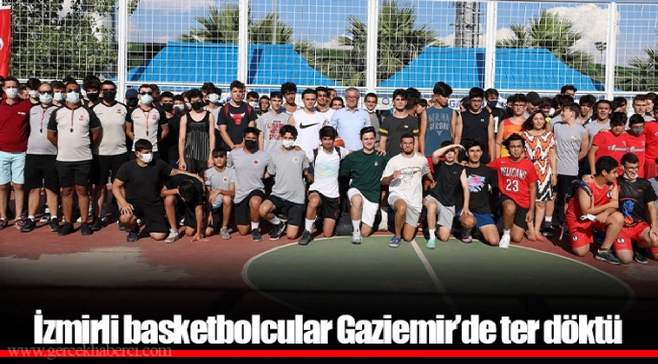 İzmirli basketbolcular Gaziemir’de ter döktü