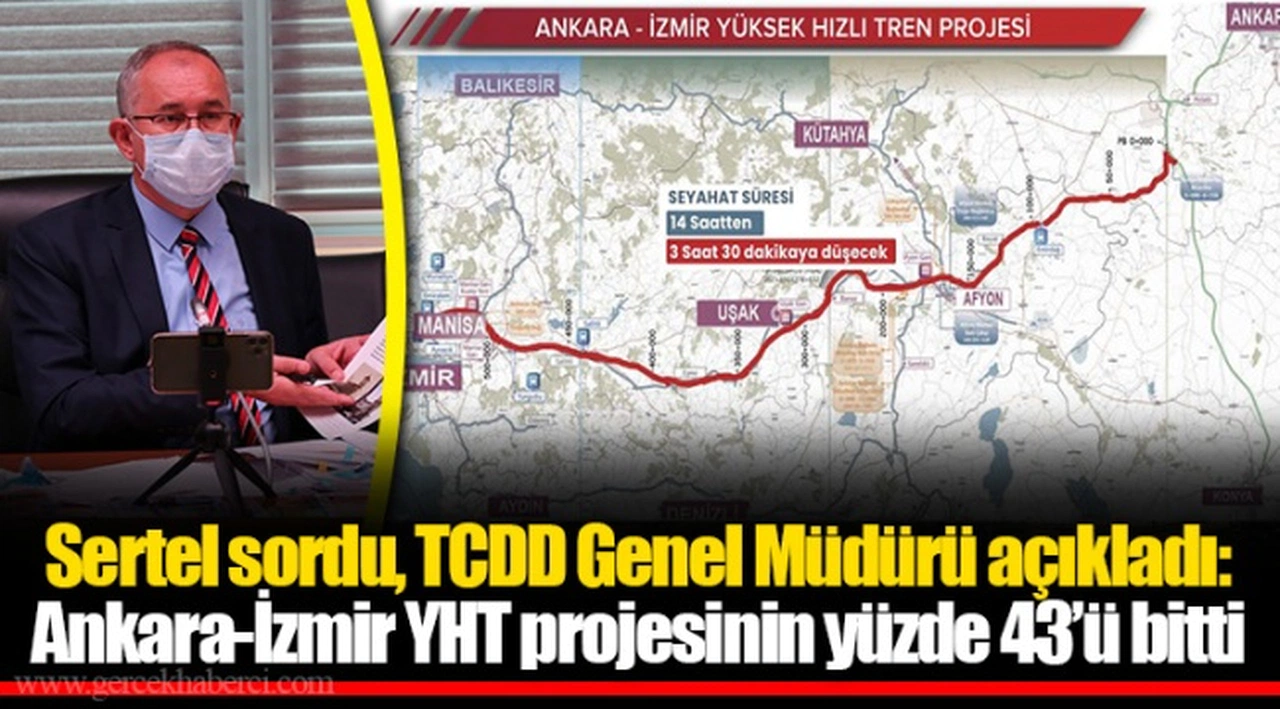 Sertel sordu, TCDD Genel Müdürü açıkladı: Ankara-İzmir YHT projesinin yüzde 43’ü bitti