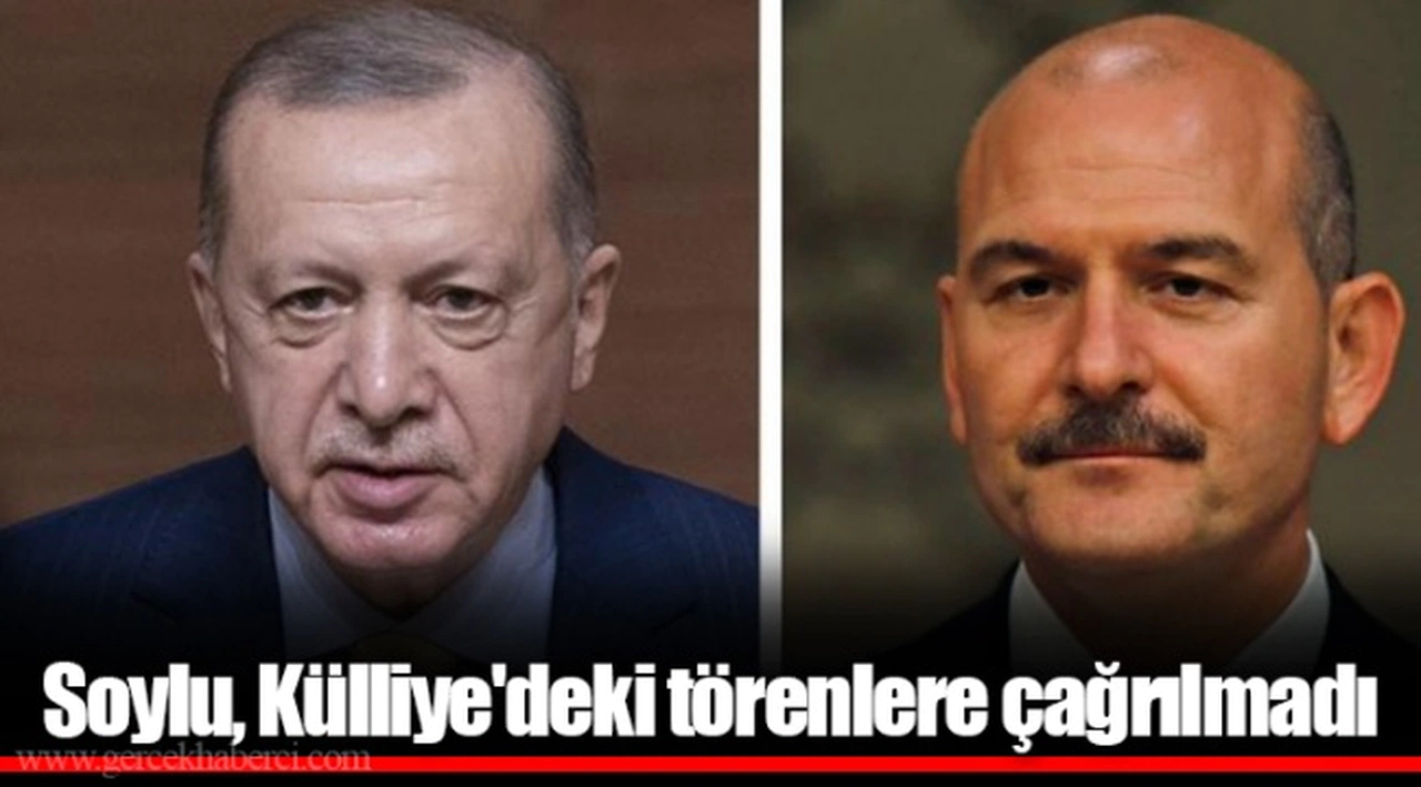 Soylu, Külliye'deki törenlere çağrılmadı