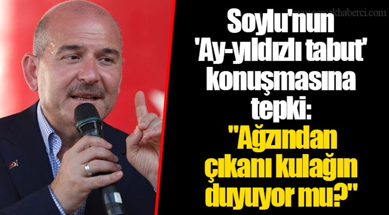 Soylu'nun 'Ay-yıldızlı tabut' konuşmasına tepki: "Ağzından çıkanı kulağın duyuyor mu?"