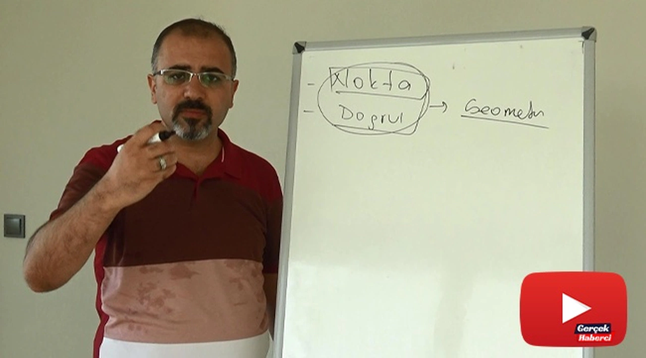 Diyarbakırlı matematik öğretmeni, geometride nokta ve doğrunun olmadığını iddia etti