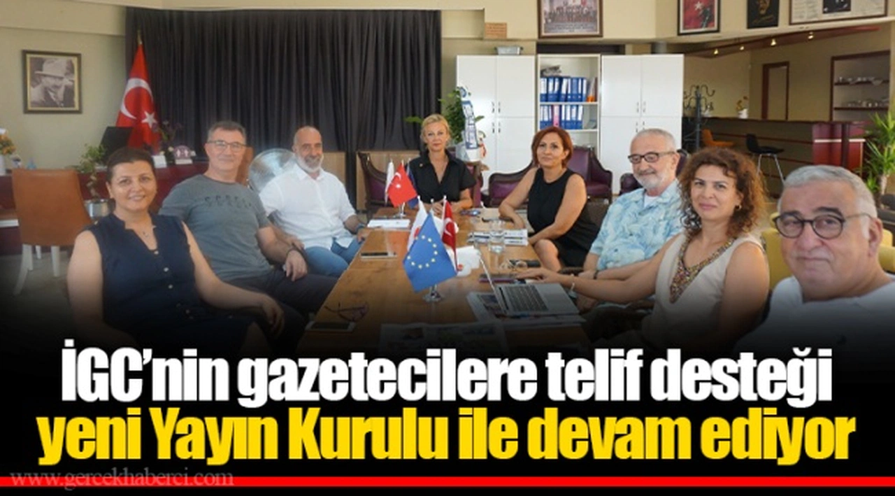İGC’nin gazetecilere telif desteği yeni Yayın Kurulu ile devam ediyor