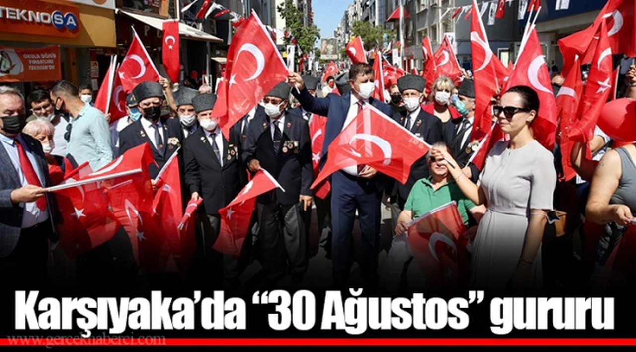 Karşıyaka’da “30 Ağustos” gururu 
