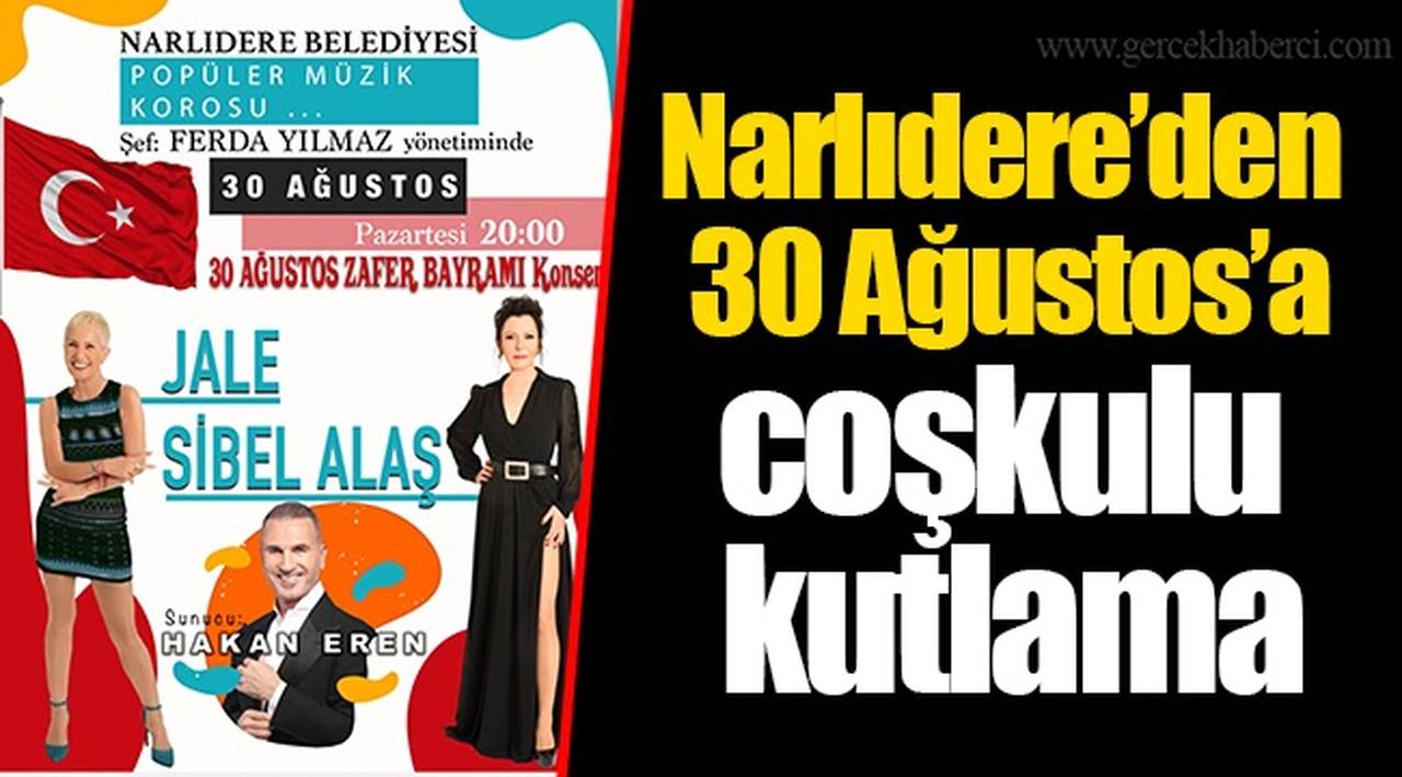 Narlıdere’den 30 Ağustos’a coşkulu kutlama  
