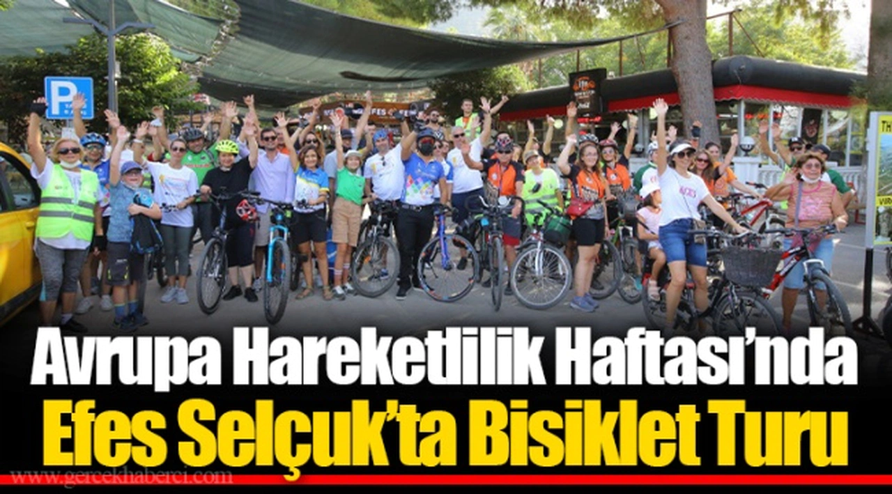 Avrupa Hareketlilik Haftası’nda Efes Selçuk’ta Bisiklet Turu 