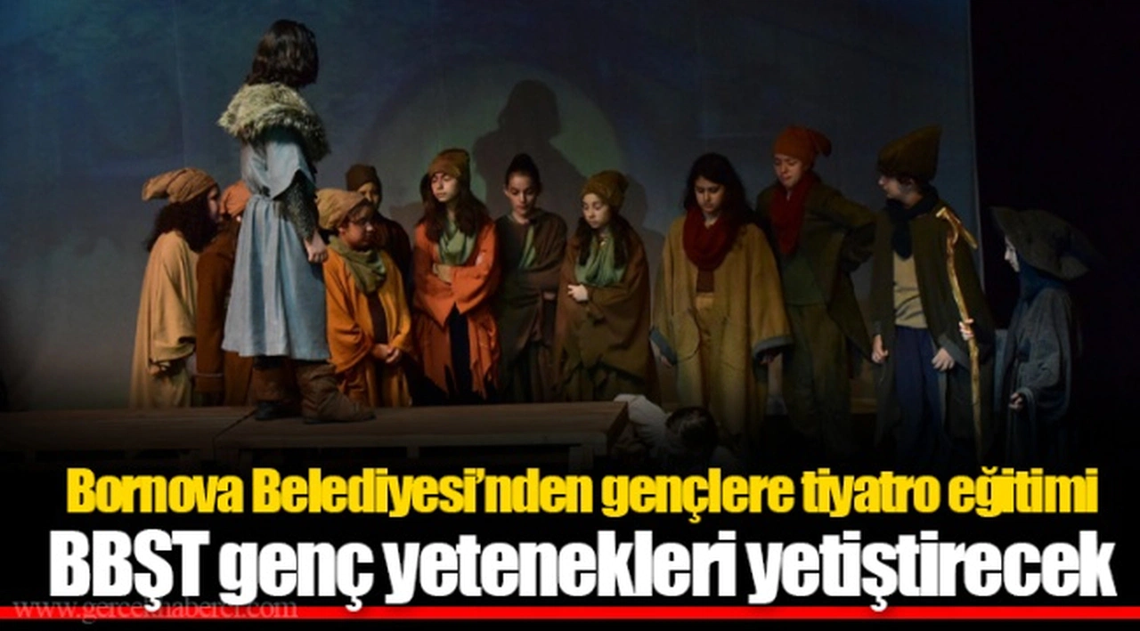 Bornova Belediyesi’nden gençlere tiyatro eğitimi