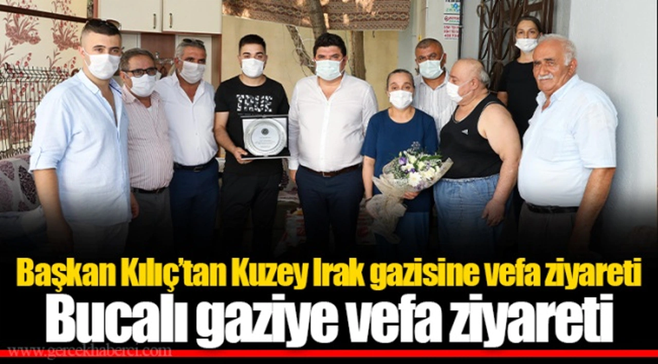 Bucalı gaziye vefa ziyareti