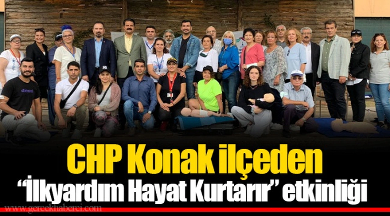 CHP Konak İlçeden "İlkyardım Hayat Kurtarır" Etkinliği