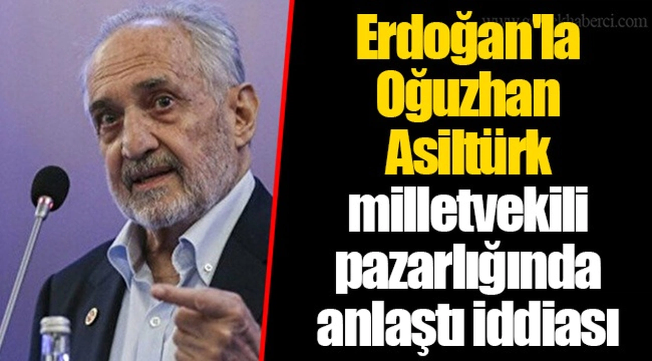 Erdoğan'la Oğuzhan Asiltürk milletvekili pazarlığında anlaştı iddiası