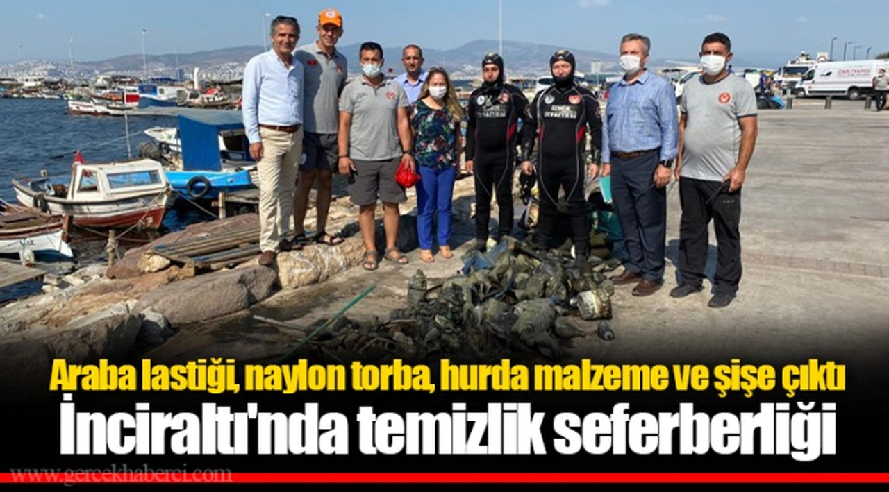 İnciraltı'nda temizlik seferberliği