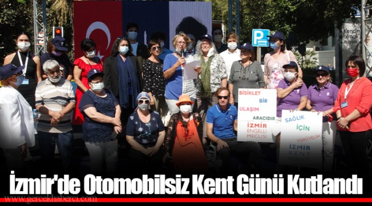 İzmir'de Otomobilsiz Kent Günü Kutlandı