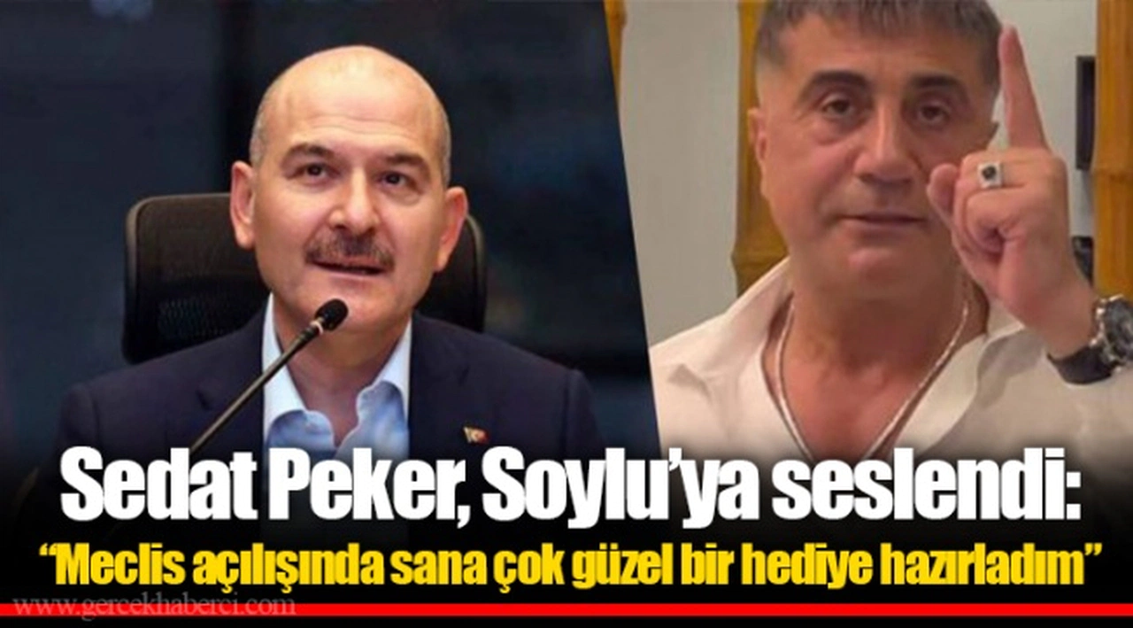 Sedat Peker, Soylu’ya seslendi: “Meclis açılışında sana çok güzel bir hediye hazırladım”