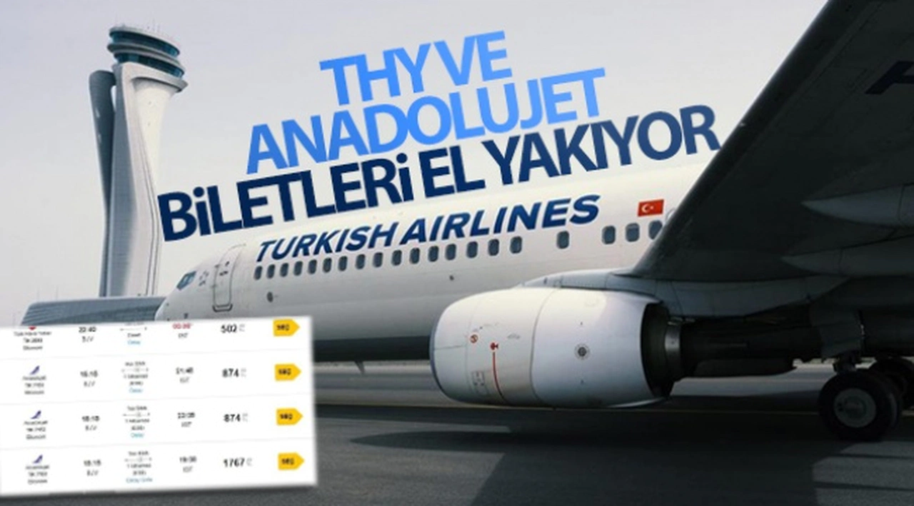 THY ve Anadolujet biletleri el yakıyor