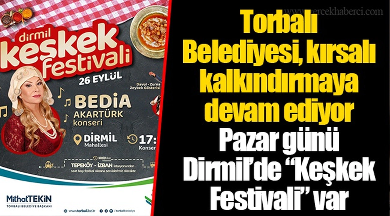 Torbalı Belediyesi, kırsalı kalkındırmaya devam ediyor