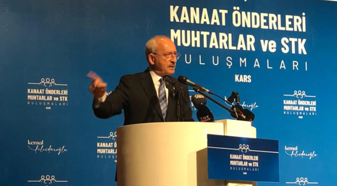 CHP lideri Kılıçdaroğlu: Şahıs ve şürekası ülkeyi açlığa doğru götürüyor. Bu yapılanlar ya millete ihanet ya da bir sağlık sorunu