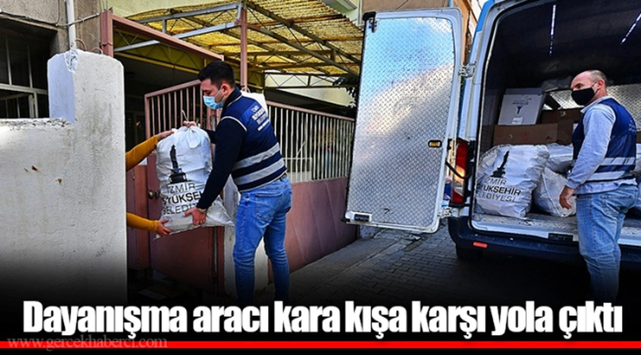 Dayanışma aracı kara kışa karşı yola çıktı