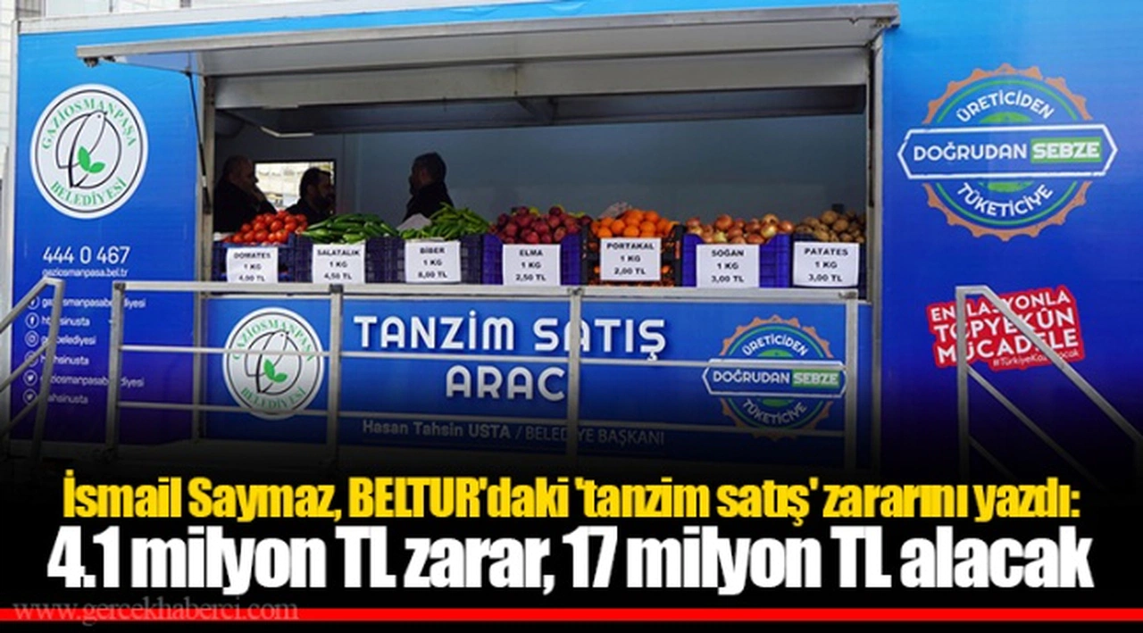İsmail Saymaz, BELTUR'daki 'tanzim satış' zararını yazdı: 4.1 milyon TL zarar, 17 milyon TL alacak