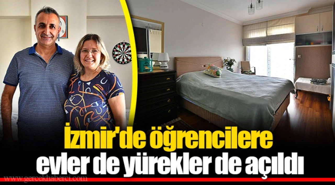 İzmir'de öğrencilere evler de yürekler de açıldı