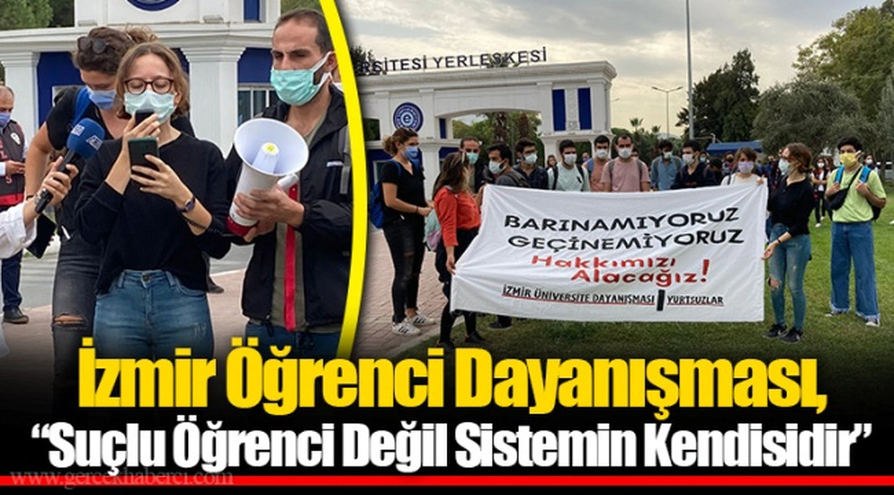 İzmir Öğrenci Dayanışması, “Suçlu Öğrenci Değil Sistemin Kendisidir”