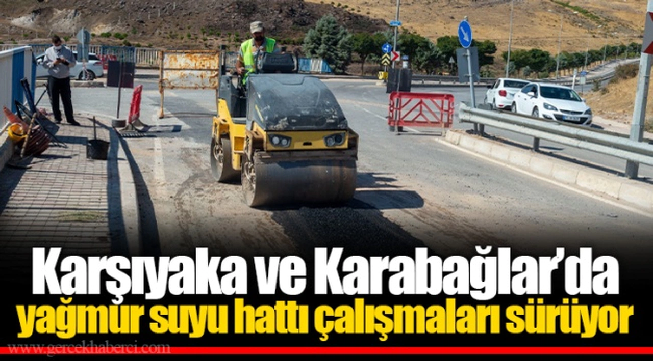 Karşıyaka ve Karabağlar’da yağmur suyu hattı çalışmaları sürüyor 