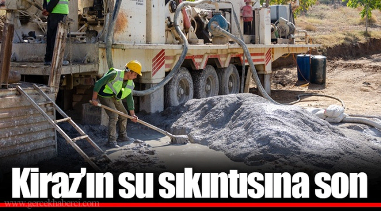 Kiraz’ın su sıkıntısına son