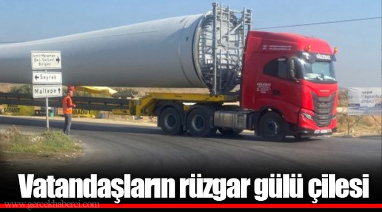 Vatandaşların rüzgar gülü çilesi