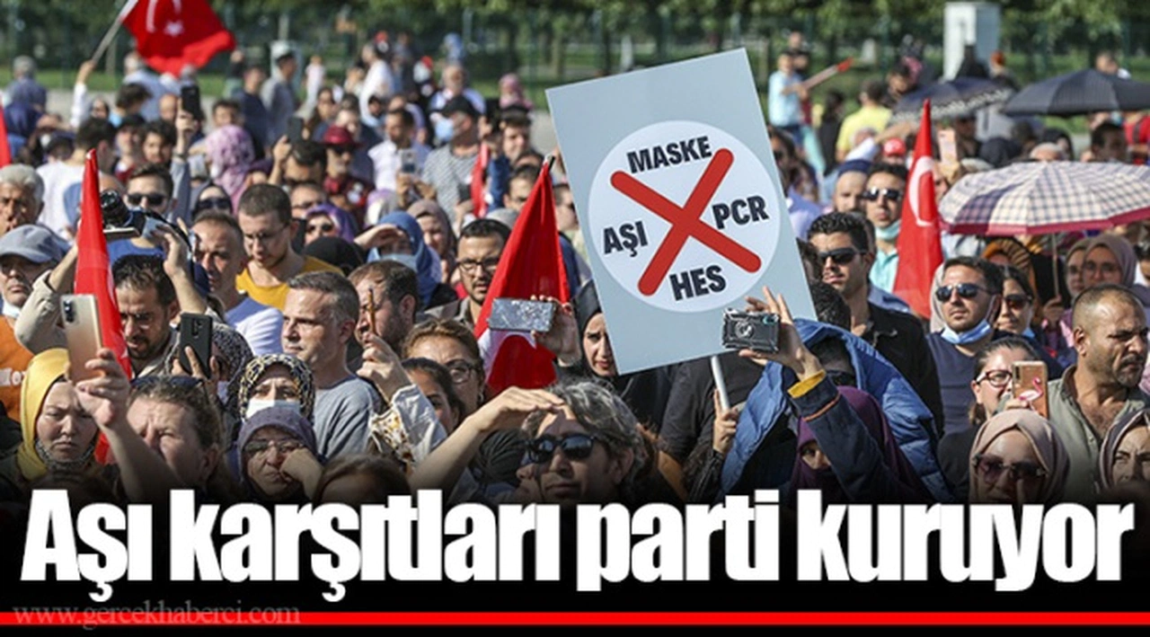 Aşı karşıtları parti kuruyor