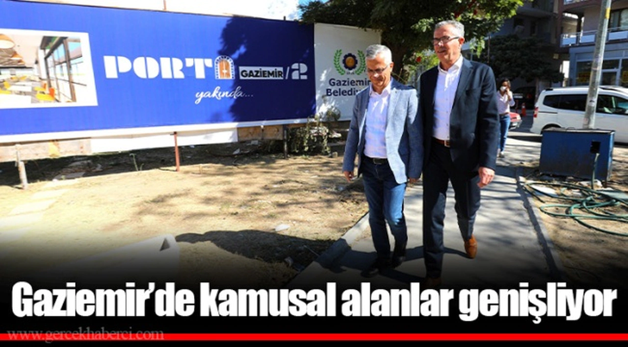 Gaziemir’de kamusal alanlar genişliyor