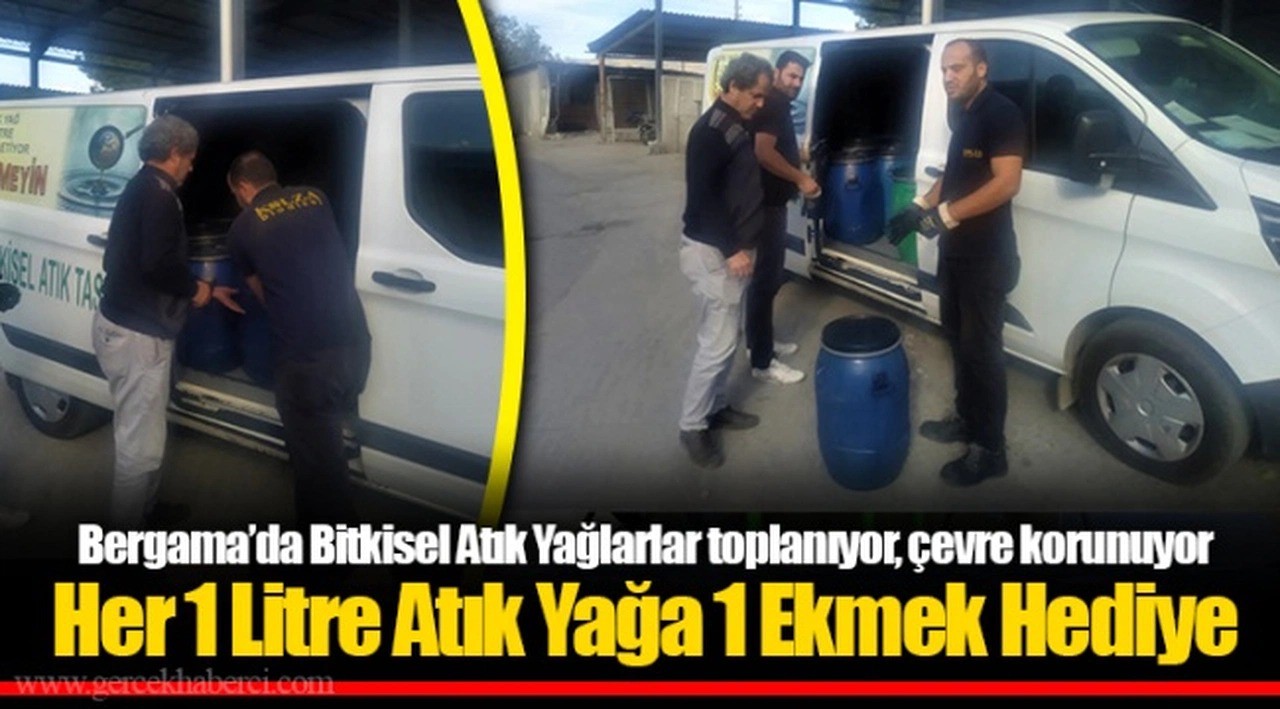 Her 1 Litre Atık Yağa 1 Ekmek Hediye