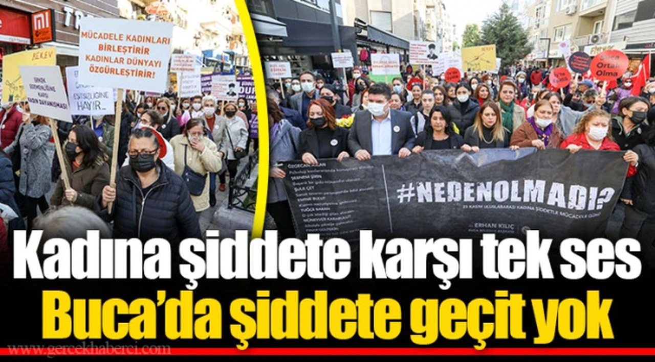 Kadına şiddete karşı tek ses 