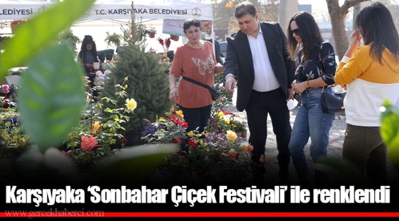 Karşıyaka ‘Sonbahar Çiçek Festivali’ ile renklendi 