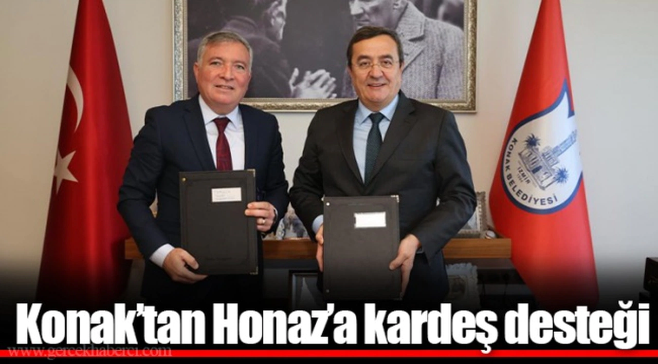 Konak’tan Honaz’a kardeş desteği