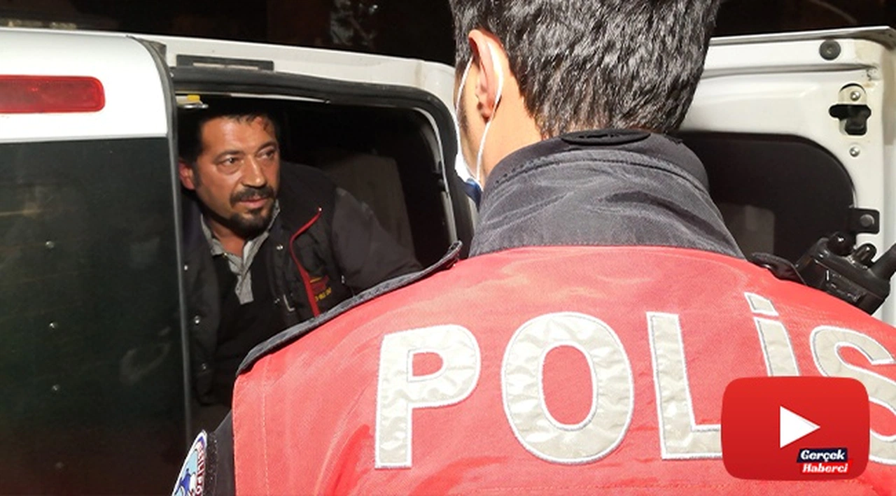 Önce polisten, yakalanınca da gazetecilerden kaçmak istedi