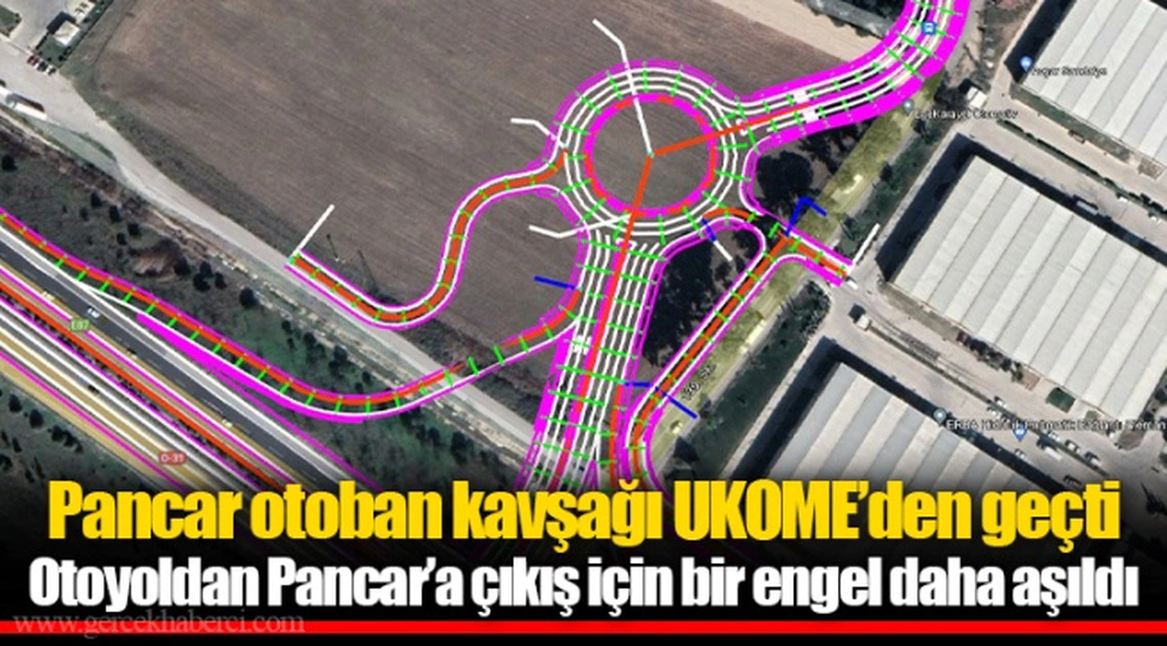 Otoyoldan Pancar’a çıkış için bir engel daha aşıldı