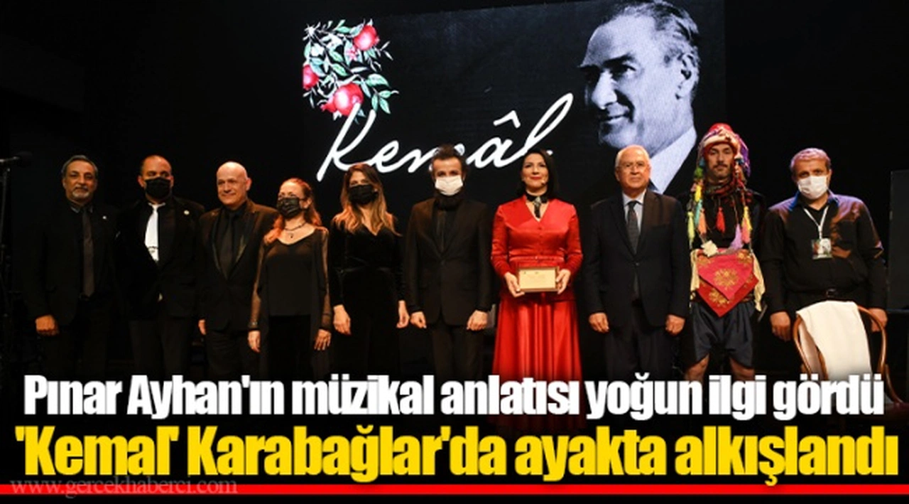 Pınar Ayhan'ın müzikal anlatısı yoğun ilgi gördü ​​​​​​​'Kemal' Karabağlar'da ayakta alkışlandı