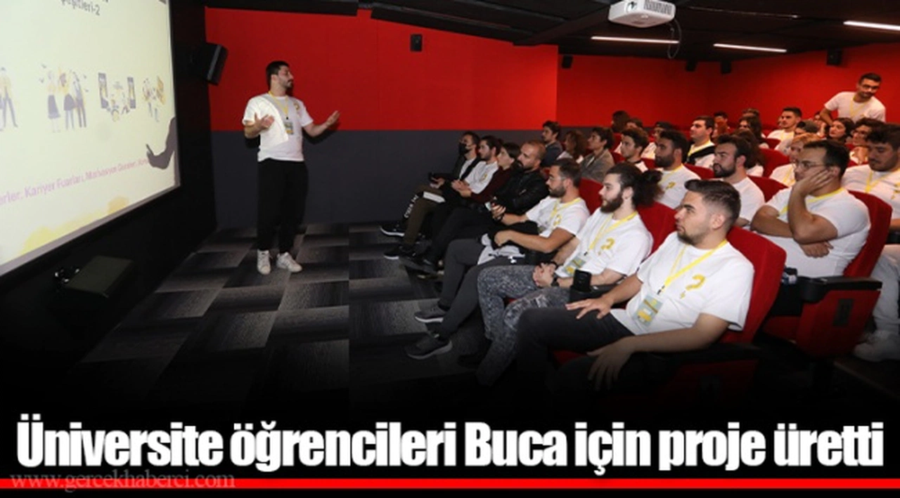 Üniversite öğrencileri Buca için proje üretti