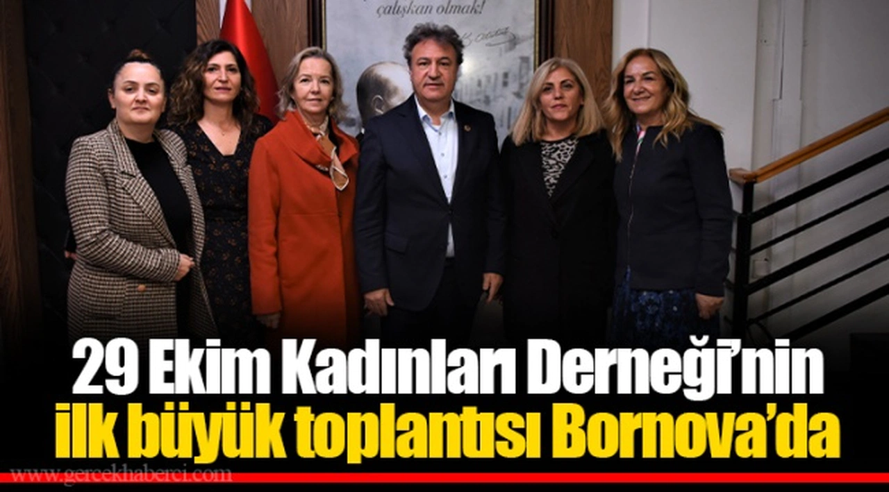29 Ekim Kadınları Derneği’nin ilk büyük toplantısı Bornova’da