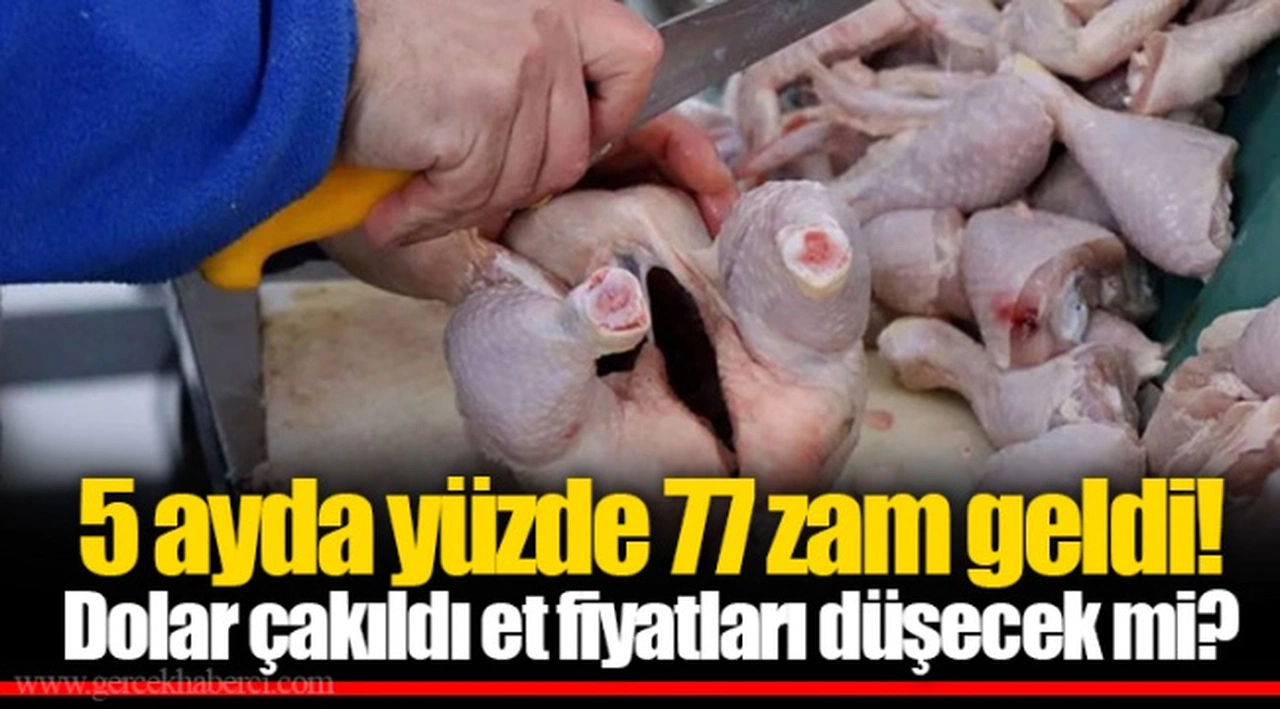 5 ayda yüzde 77 zam geldi! Dolar çakıldı et fiyatları düşecek mi?