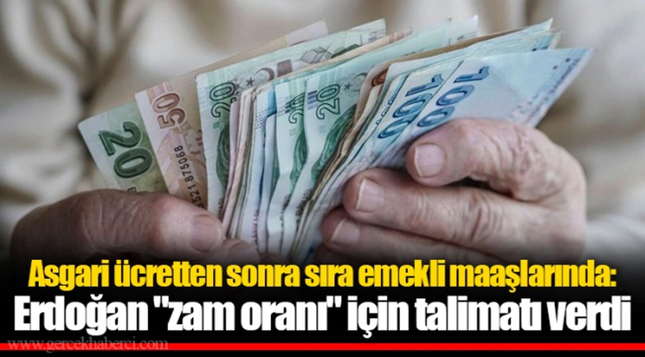 Asgari ücretten sonra sıra emekli maaşlarında: Erdoğan "zam oranı" için talimatı verdi