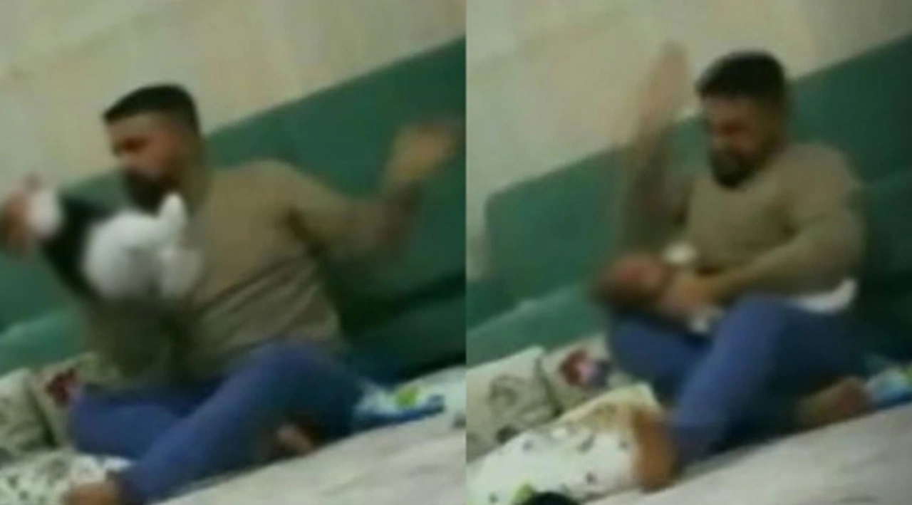 Babasının öldüresiye dövdüğü Cihan bebek taburcu oldu