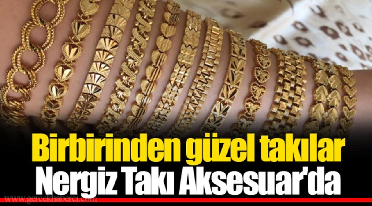 Birbirinden güzel takılar Nergiz Takı Aksesuar'da
