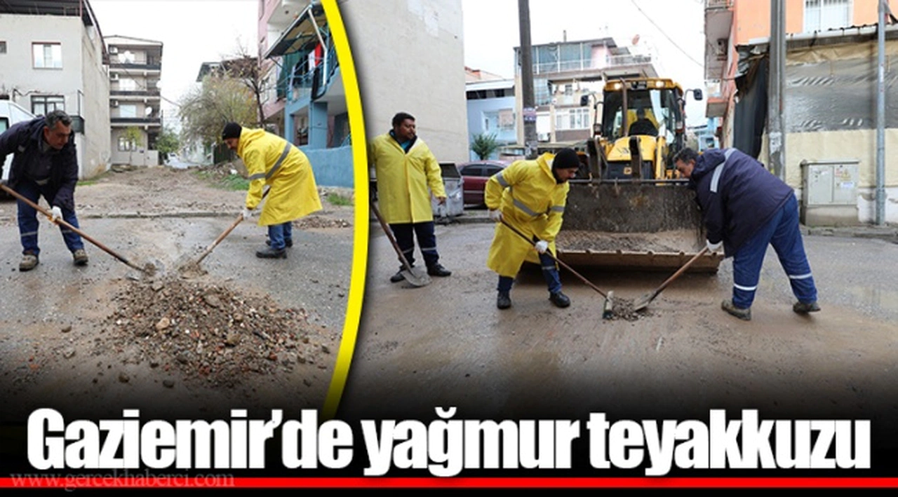 Gaziemir’de yağmur teyakkuzu