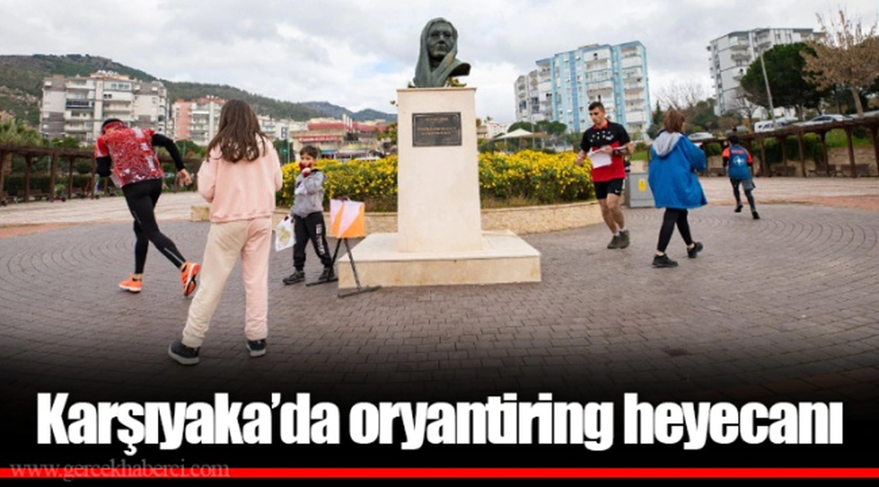 Karşıyaka’da oryantiring heyecanı 