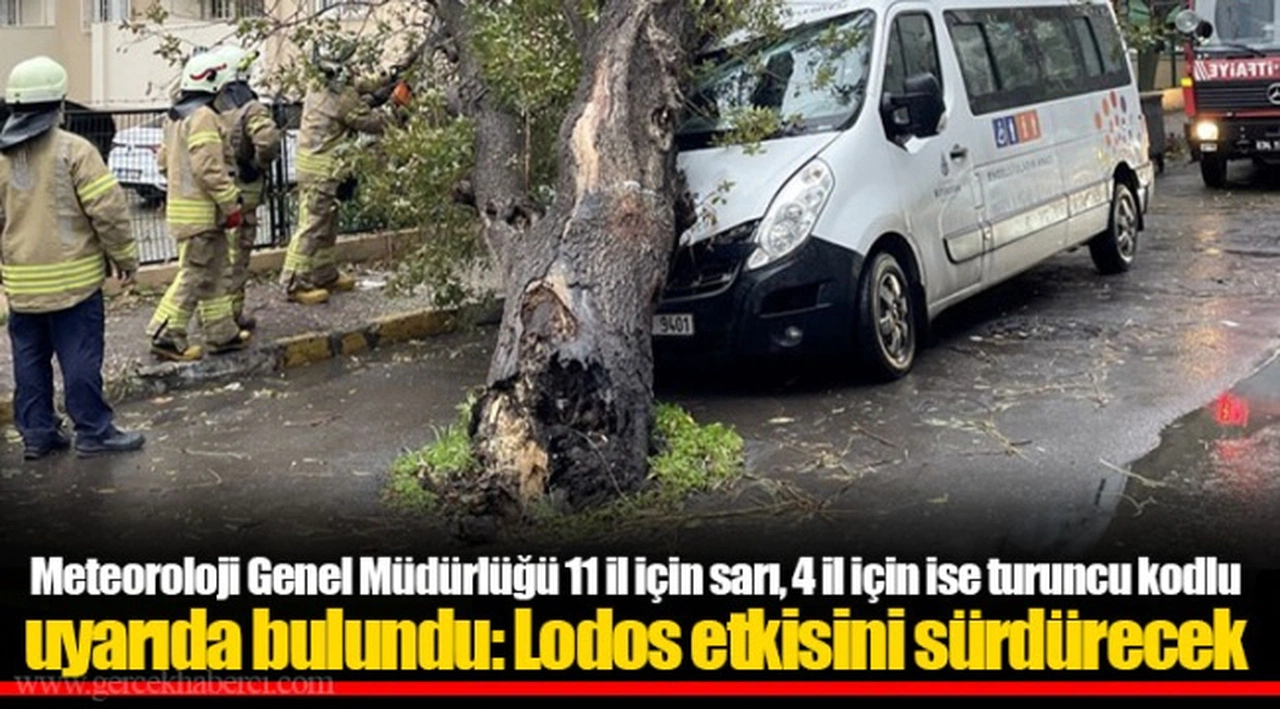 Meteoroloji Genel Müdürlüğü 11 il için sarı, 4 il için ise turuncu kodlu uyarıda bulundu: Lodos etkisini sürdürecek