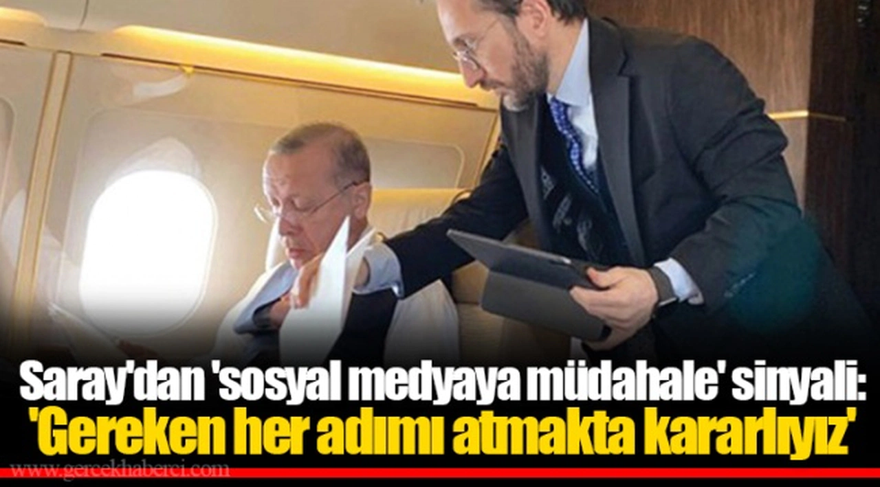 Saray'dan 'sosyal medyaya müdahale' sinyali: 'Gereken her adımı atmakta kararlıyız'