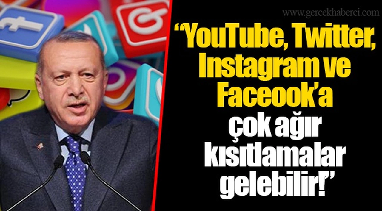 "YouTube, Twitter, Instagram ve Faceook’a çok ağır kısıtlamalar gelebilir!"