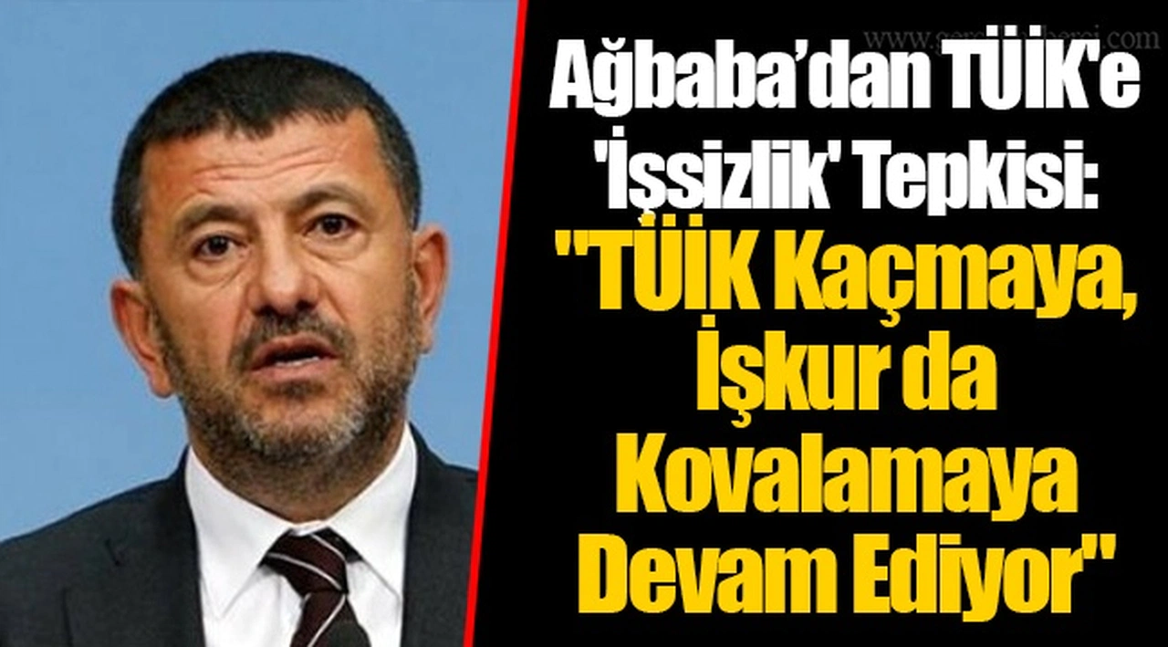 Ağbaba’dan TÜİK'e 'İşsizlik' Tepkisi: "TÜİK Kaçmaya, İşkur da Kovalamaya Devam Ediyor"