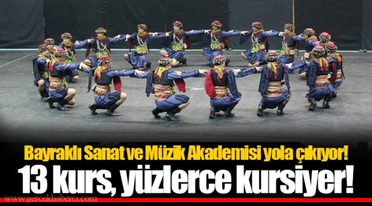 Bayraklı Sanat ve Müzik Akademisi yola çıkıyor! 13 kurs, yüzlerce kursiyer!