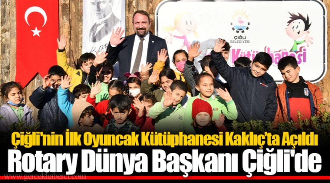 Çiğli'nin İlk Oyuncak Kütüphanesi Kaklıç’ta Açıldı