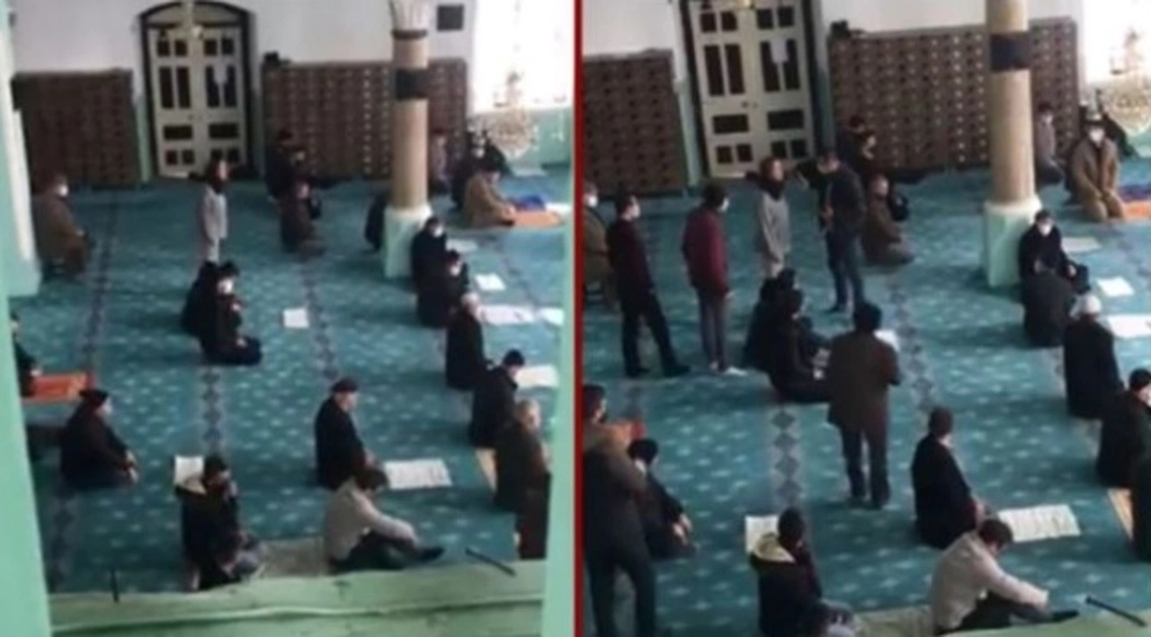 Cuma namazı sırasında camiye giren kadın haykırdı: Hepimiz açız!